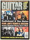 98 Guitar World Mag Radiohead Van Halen Pearl Jam  