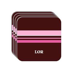  Personal Name Gift   LOR Set of 4 Mini Mousepad Coasters 