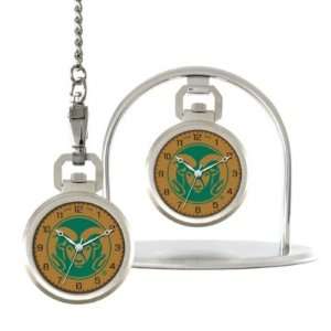  State Rams Game Time NCAA Pocket Watch/Desk Clock