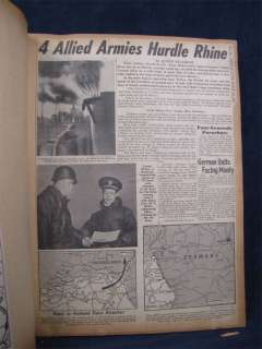 Large Scrapbook WWII Newspaper Clippings New York Times  