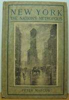 1921.SIGNED.New York Metropolis.Peter Marcus.Hewlett.Architecture 