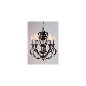   Rubbed Bronze Chandelier 27 W Livex Lighting 8155 40