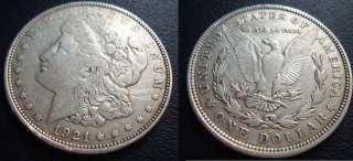 1921 One Dollar DMorgan Silver Beautiful Coin  