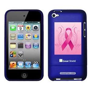  Pink Ribbon Swirl on iPod Touch 4g Greatshield Case Electronics