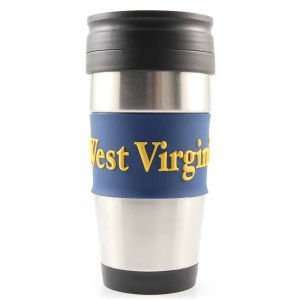  West Virginia Mountaineers Travel Mug 15 oz Stainless Steel Travel 