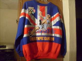 Vintage VTG London Olympic Adidas 1908/1948 Sweatshirt/Sweater L 
