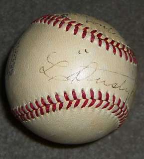 Dusty Boggess single signed baseball umpire D.1968 RARE  