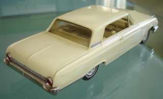 1962 Ford Galaxie 500 Dealer Promo Toy Car 390 V8 2 Door Hardtop ADV 