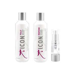 ICON Fully Shampoo 8.5oz + Respond Conditioner 8.5oz + Serum 1oz 