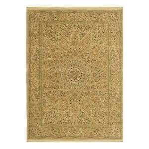   Mosque Medallion Beige 89100 Traditional 79 x 111 Area Rug