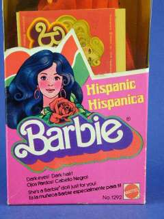 1979 Hispanic Barbie Dolls World of Fashion NRFB 1292  