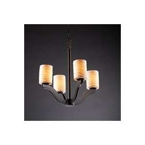  POR 8970   Limogesâ¢ Bend 4 Light Chandelier 