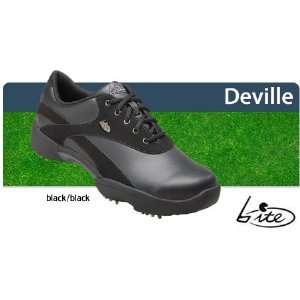 Mens Deville Bite Golf Shoes (ColorBlack/Black   2202c,Size7.5 