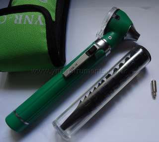 Green Otoscope + Bulb   Pocket Fiber Optic Mini  YNR  