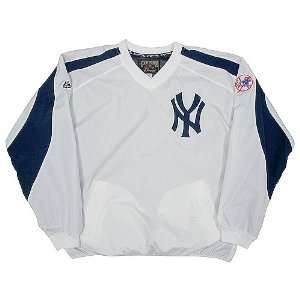  Yankees Majestic Mens Pickoff Cooperstown Pullover Jacket 