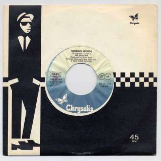 SELECTER Missing Words   Italy Chrysalis 6198.340  