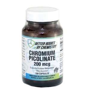 Better Bodies By Chemistry Chromium Picolinate Capsules, 100 Count