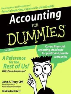   Accounting for Dummies® 3rd Edition by John A 