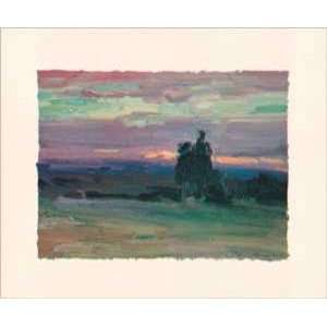Sunset II by Ovanes Berberian 16x13 