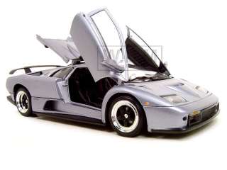 LAMBORGHINI DIABLO GT SILVER 118 DIECAST MODEL  