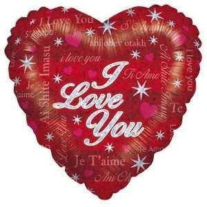    Love Balloons   18 Sparkling Love Holographic Toys & Games