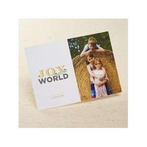  Joy to the World Holiday Photo Card 