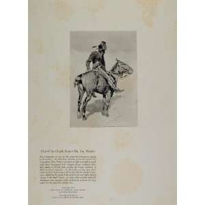   Cheyenne Indian Scout War Pony Dance   Original Print