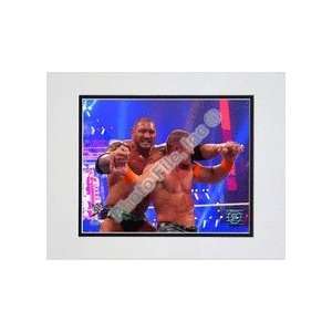  Batista Wrestlemania 26 Action Double Matted 8 x 10 