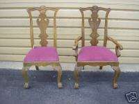 35750 Pair Claw Foot Chairs 1 Armchair 1 Side Chair  