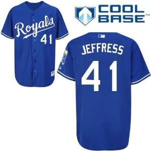 Jeremy Jeffress Kansas City Royals Authentic Alternate Royal Cool Base 