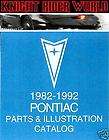 1982 92 PONTIAC FIREBIRD KNIGHT RIDER SUPERCAR CATALOG