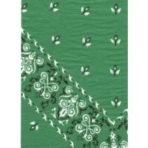  Green Bandana Tissue Wrapping Paper 10 Sheets Everything 