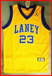 Michael Jordan Laney High School Yellow Jersey  