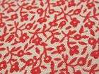 Pine Cone Texture Red Quilting Sewing Craft Fabric  