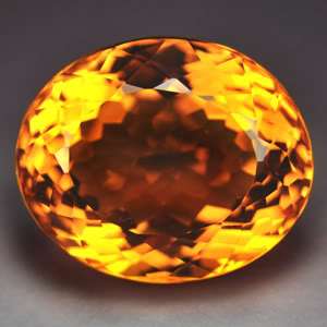 20.70ct.AWESOME YELLOW GOLD CITRINE LOOSE GEMSTONE  