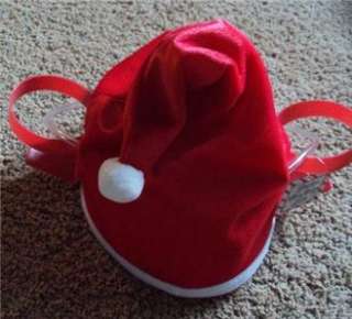 XMAS CHRISTMAS DUAL TWO BEER DRINKING HAT CAN HOLDER  