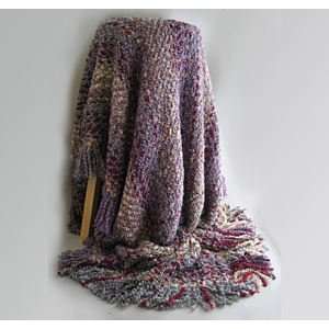  Ombre woven throw   lavendel Kennebunk Home