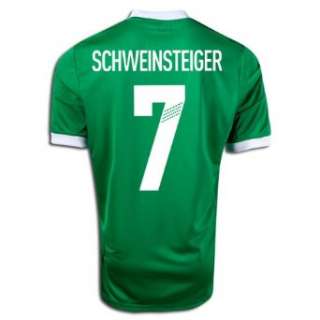  Adidas SCHWEINSTEIGER #7 Germany Away Jersey EURO 2012 Clothing