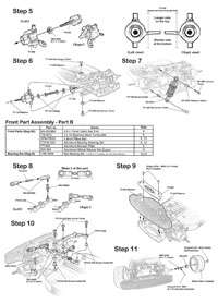 Yeah Racing Conversion Kit instruction page 3 for Tamiya TT 01/TT 01E