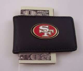 San Francisco 49rs money clip black Black magnetic  