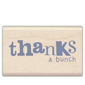  Thanks a Bunch Wood Mounted Rubber Stamp