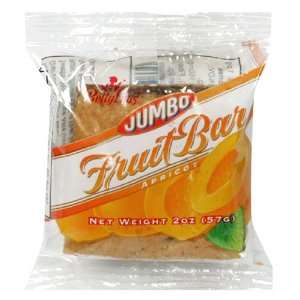Betty Lous Jumbo Fruit Bar, Apricot, 2 Ounce Bars (Pack of 18)
