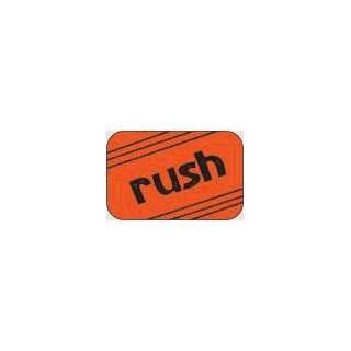 Adazon Inc. CL005 Rush, Caution Label printed on fluorescent paper 