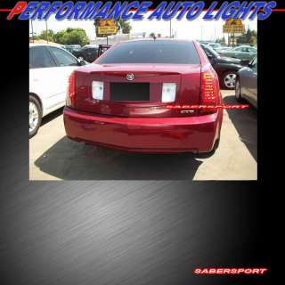 2003 2007 CADILLAC CTS L.E.D. LED TAIL LIGHTS RED PLUG & PLAY PAIR 