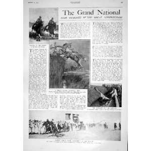  1925 GRAND NATIONAL HORSE RACING BECHERS GARDEN ALLAH 