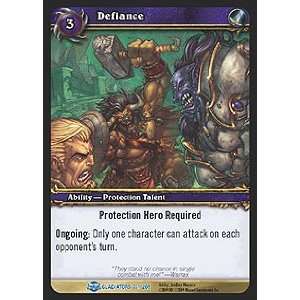  World of Warcraft Blood of Gladiators Single Card Defiance 