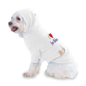  I love/Heart Joe Biden Hooded T Shirt for Dog or Cat LARGE 