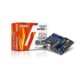  MSI LGA1156 USB 3.0 + SATA 6Gb/s Intel P55 Chipset 