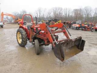 YANMAR YM 336D 4X4 TRACTOR WITH LOADER,   