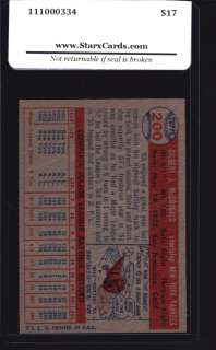 1957 Topps Baseball #200 Gil McDougald (Yankees) STX 7 NM  